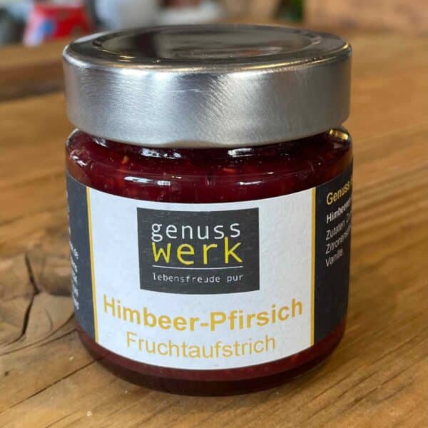 Himbeer-Pfirsich Fruchtaufstrich