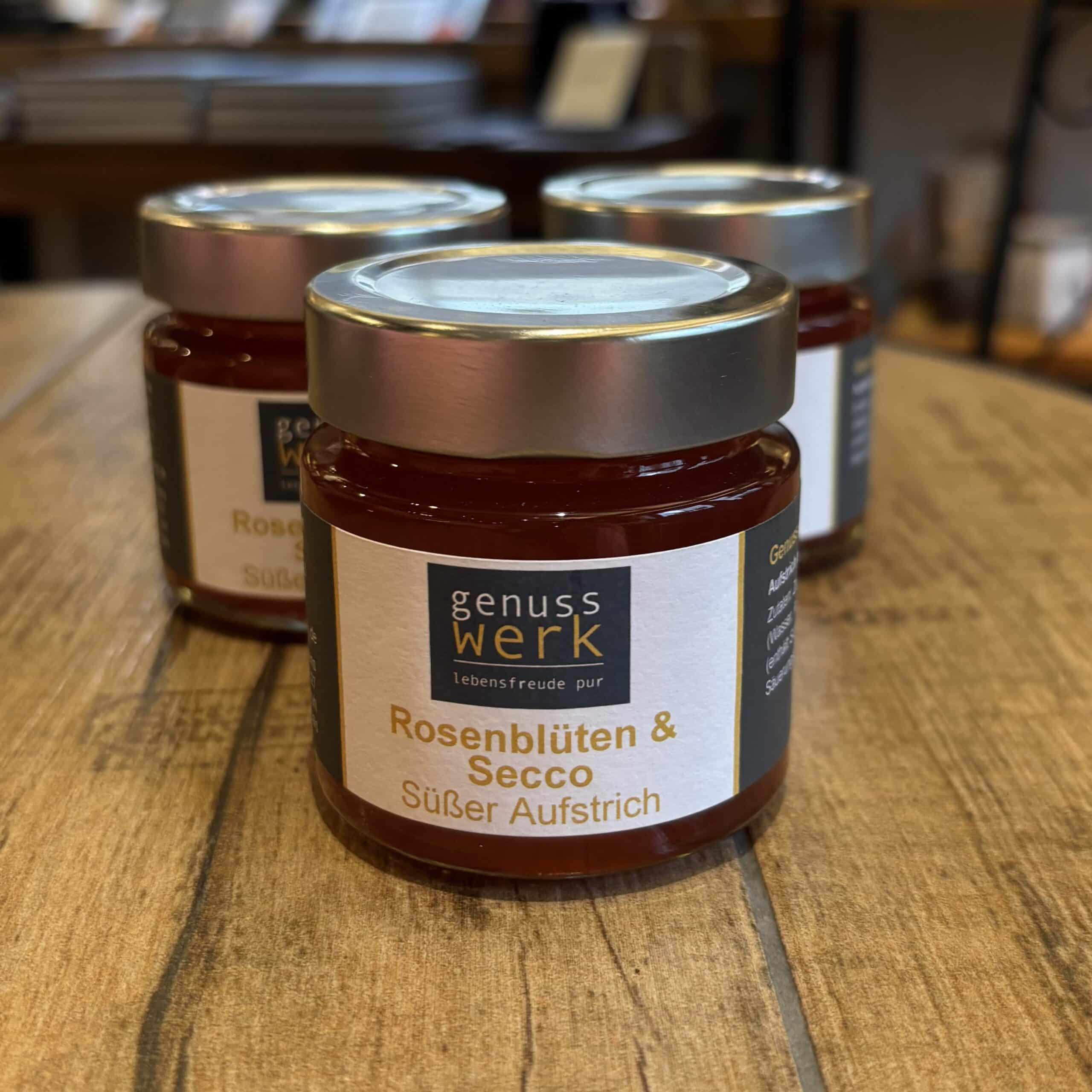 Rosenblüten Secco Fruchtaufstrich